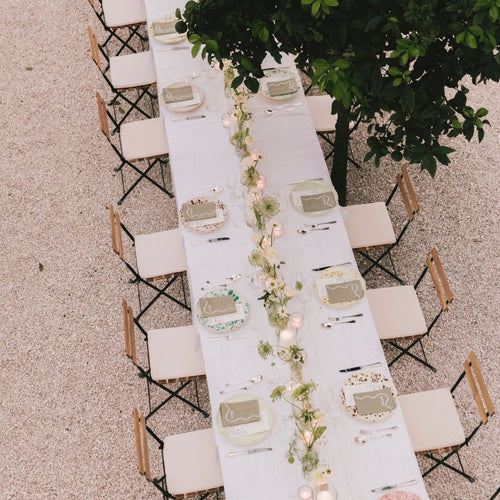 Kulu Club servetten wavy - 100% linnen - saliegroen - set van 2 - vtwonen shop