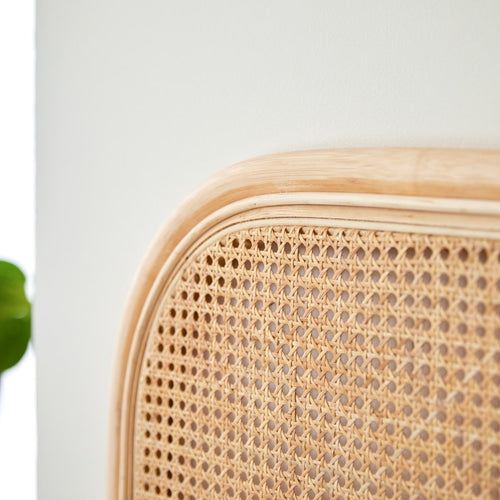 Tikamoon Hoofdbord van gevlochten rotan 160 cm - Naturel - vtwonen shop