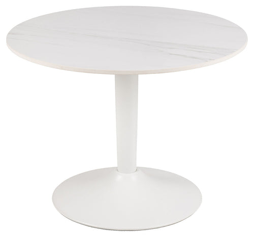 Rebellenclub Salontafel Lugo - ø60 - Wit Keramiek - vtwonen shop