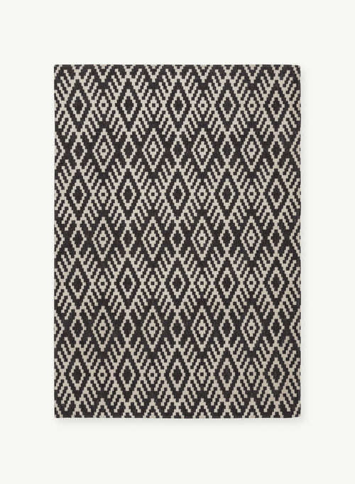 Belavita vloerkleed 8743 Charcoal - Zwart - 200 x 280 cm