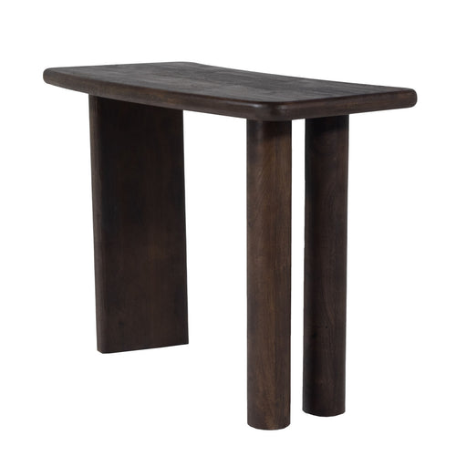 Giga Meubel Sidetable Rumi - Bruin Mangohout - 113x44x76cm