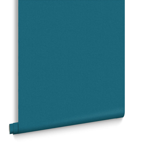 Graham & Brown vliesbehang Jewel Teal Plain - blauw - vtwonen shop