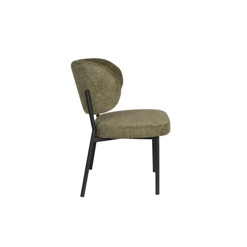 Housecraft Living Sanne Eetkamerstoelen Groen Grijs - Set van 2