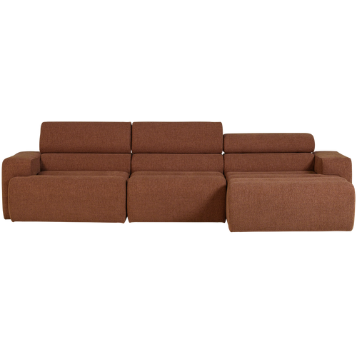 WOOOD chaise longue bank rechts Novi - Polyester - Terra - vtwonen shop