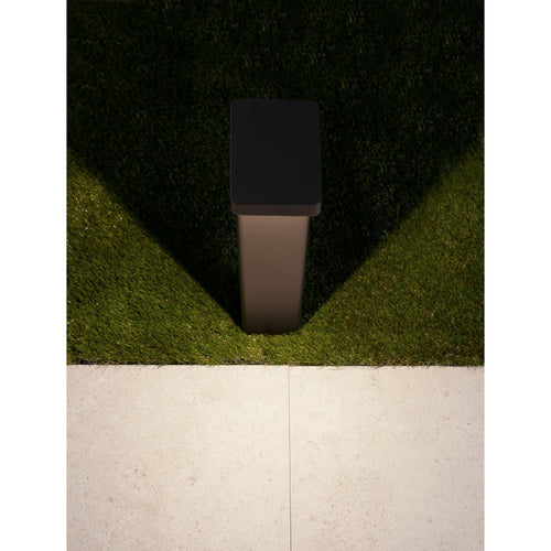 Merano Alberta Tuinpaal antraciet aluminium, helder glas LED 8W 560Lm 3000K IP65