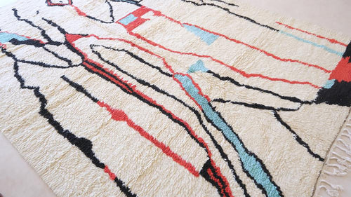 AFK Living vloerkleed Berber - handgemaakt - Wol - 234 x 333 cm