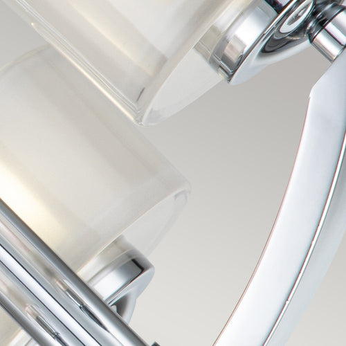 Elstead Hinkley Meridian Multi Arm Semi Flush Plafondlamp Gepolijst Chroom, IP44