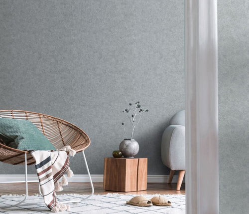 Erismann behang effen donkergrijs - 53 cm x 10.05 m - 661610 - vtwonen shop