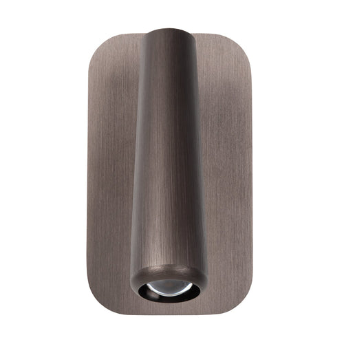 Atmooz wandlamp Astro - geborsteld brons - 7 x 8 x H 12 cm - geïntegreerde led