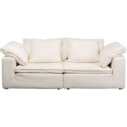 Kare Design Sofa Carole 3-Zits creme