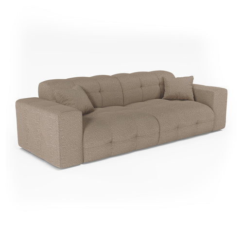 Premium Interiors - Bank COCOON - bouclé-stof mol 230cm