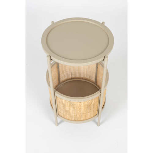 Housecraft living Makoto Bijzettafel Rond 30x30 cm Zand - Beige - vtwonen shop