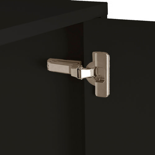Dressoir van MDF met 2 decoratieve deuren, motief in natuurlijke groentinten