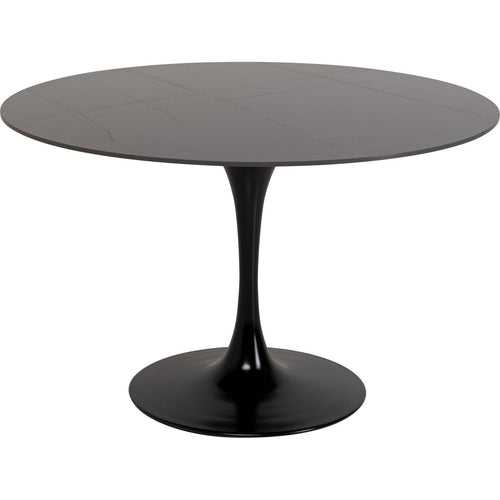 Kare Design Eettafel Invitation Ø120cm keramiek zwart