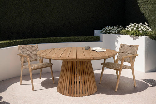 Livingfurn tuintafel Cindo - 150cm - bruin