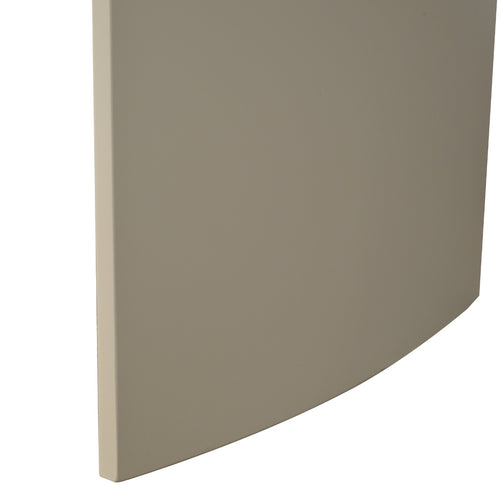 DÉJA Living Eettafel Dinand - Deens Ovaal Beige Glas/MDF - 180x90x76cm
