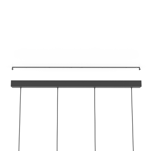 EGLO hanglamp Almudaina - led - 84 cm - zwart - dimbaar - staal - vtwonen shop