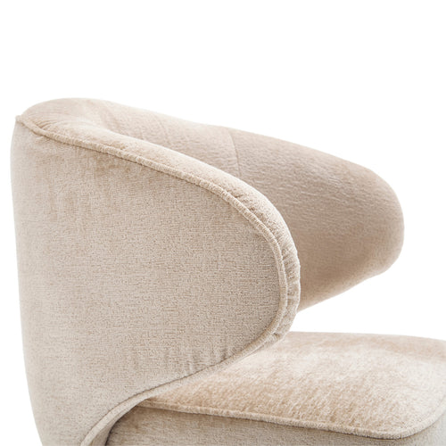 StarFurn Eetkamerstoel Persie - Beige/Zwart - Draaibaar - vtwonen shop