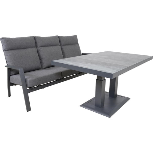 Lesli Living loveseat Ohio - grijs - 192x81x98cm