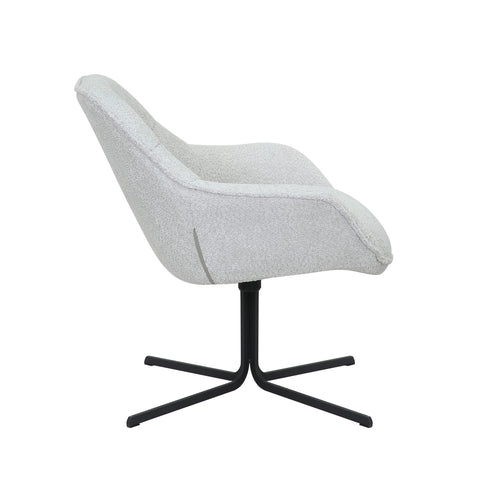 Starfurn  fauteuil Mila - wit - 77x80x52cm