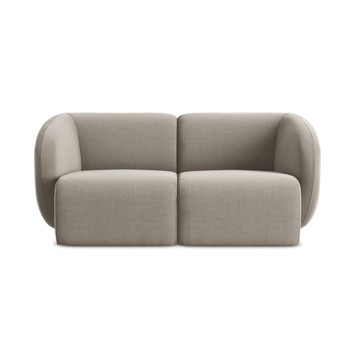LaMiaSofa Tweezits modulaire bank Cervo - velours - taupe - 174x94x75