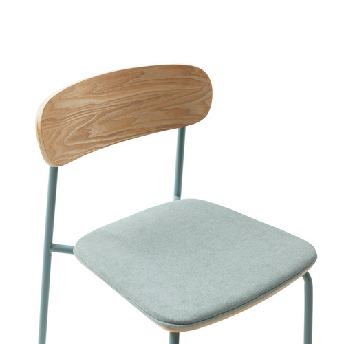 Calicosy - ADRIANA Set van 2 stoelen in stof - Grijs - 51x46x47 cm