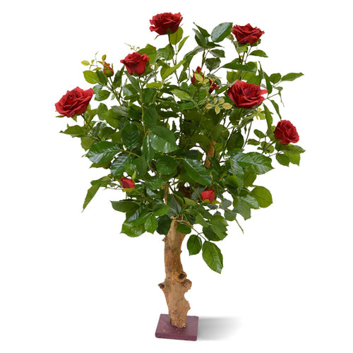 Maxifleur Kunstroos op stam 75cm - rood