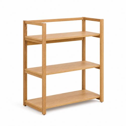 Lisomme Luuc houten opbergkast bruin - 94 x 80 cm