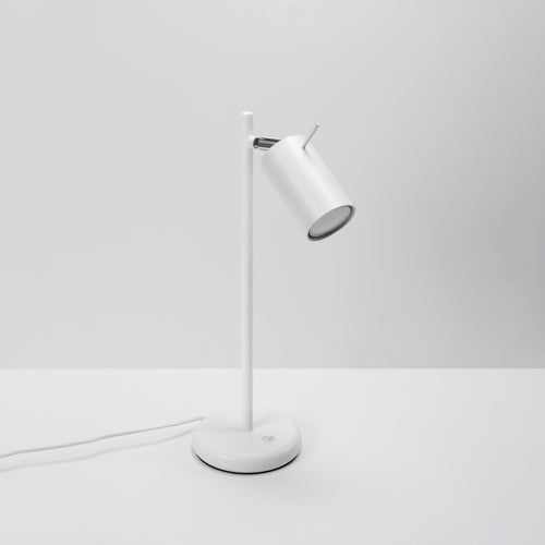 Sollux Lighting Tafellamp RING wit - 14,5x19,5x43cm