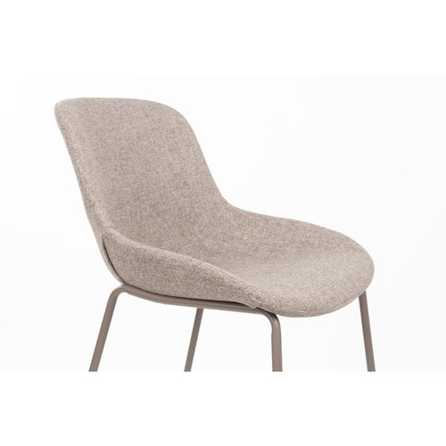 Housecraft Living Pleun Eetkamerstoelen Taupe - Set van 2