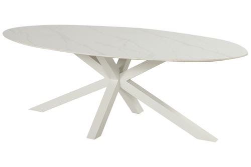 Hartman Tuintafel Xander - Wit Keramiek - 220x120x75cm - vtwonen shop