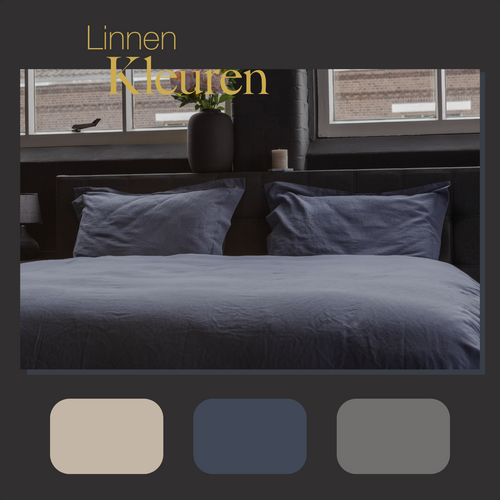 Ten Cate premium - dekbedovertrekset - 140x200/220 - 100% linnen - blauw - vtwonen shop