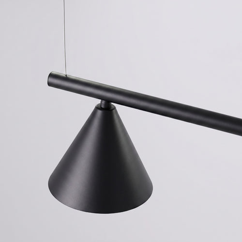 Sollux Lighting Kroonluchter NOX 4L zwart - 122x14x215cm