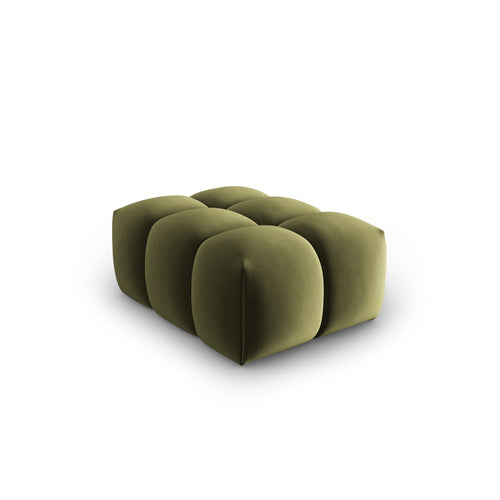 Cosmopolitan Design - Poef Verona flueel lichtgroen - 85x60x40cm