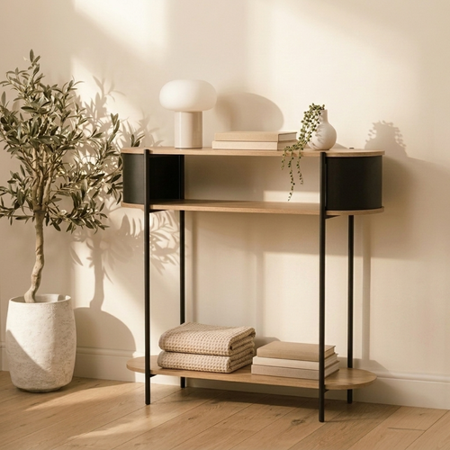 Calicosy - Console EKLO - licht hout 100x34x80 cm
