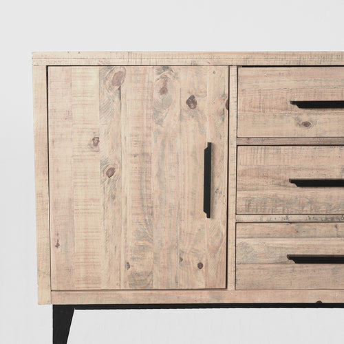 LABEL51 Dressoir Lima - Naturel Pine - 200x42x80cm - vtwonen shop