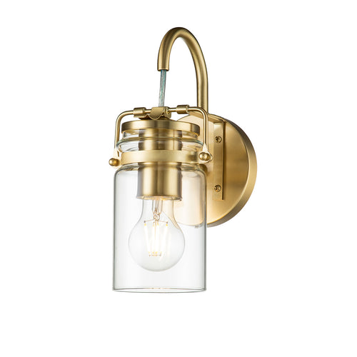Elstead Kichler Brinley Wandlamp Geborsteld Messing