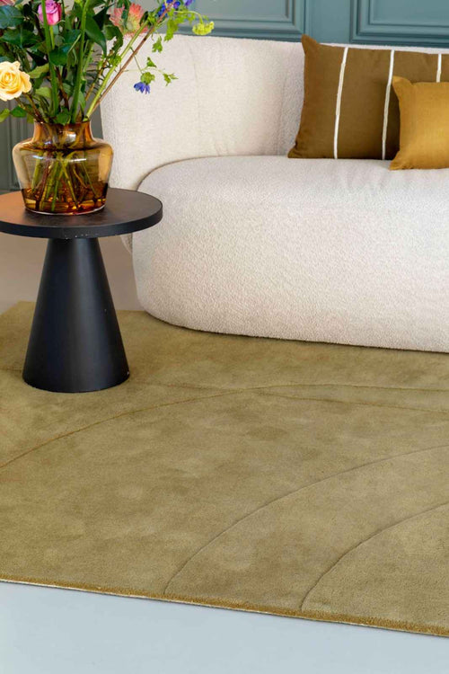 Vloerkleed MOMO Rugs Designer Elvire Instant Crush olive 140x200 cm