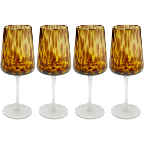 Kare Design Wijinglazen Caramel (4/set)