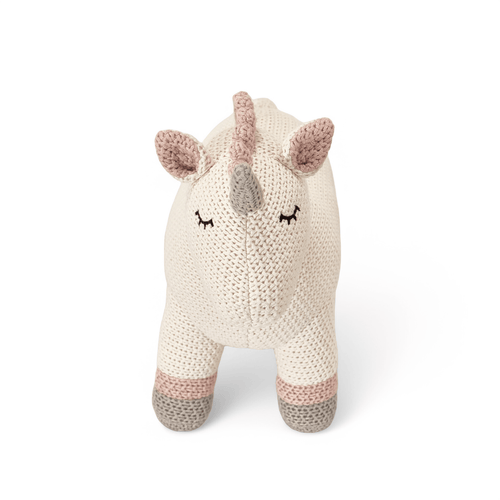 Pintado & Lacado knuffeldier Eenhoorn - wit - 46 cm