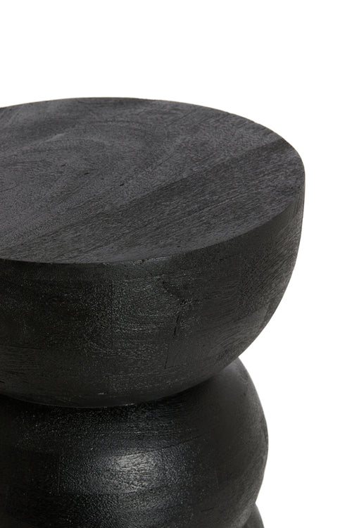 Light & Living bijzettafel AZALIO - Ø35x45cm - zwart - vtwonen shop