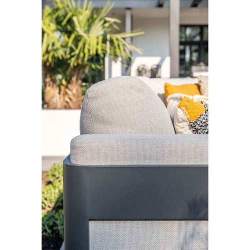 Garden Impressions hoek loungeset Medellin donker grijs 5-delig