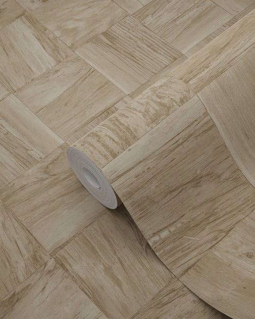 Origin Wallcoverings behang sloophout motief beige - 50 x 900 cm - 347930 - vtwonen shop