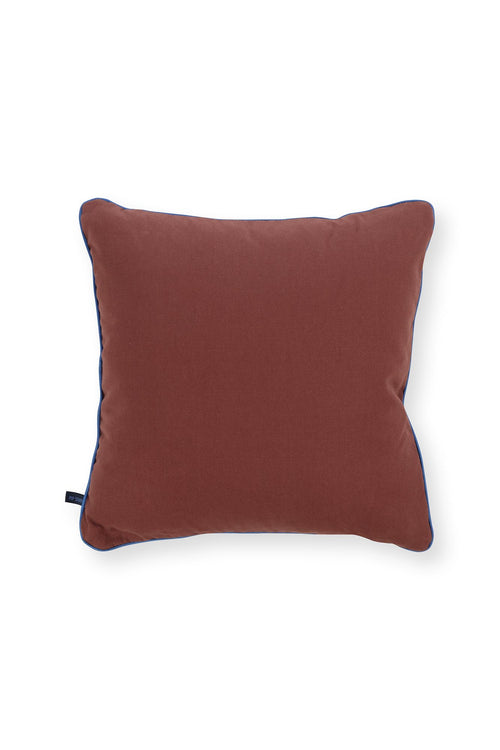Pip Studio Sierkussen Giyani Embroidery Blauw Polyester 50 x 50 cm