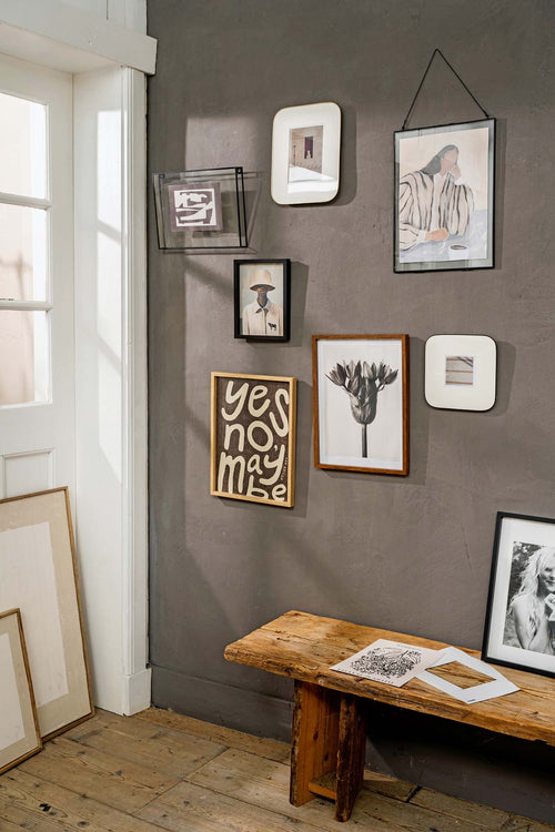 vtwonen Fotolijst - Metaal - Zwart - 21.5x21.5x0.8cm