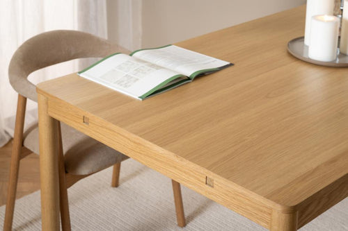 Rebellenclub Eetkamertafel Eldra - 200 x 100cm - Eiken - vtwonen shop