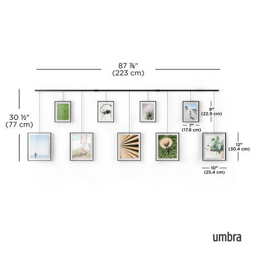 Umbra Exhibit fotolijsten, set van 9 - vtwonen shop