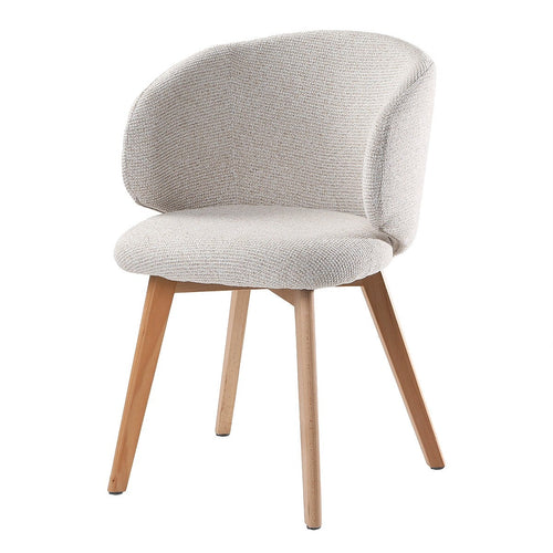 Calicosy - Stoelen set van 2 SOLÈNE - beige 60x55x79 cm