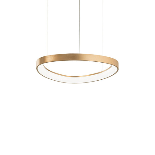 Ideal Lux GEMINI Geïntegreerde LED-hanglamp voor plafond, messing, 4350lm, 4000K