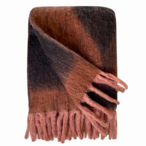 Malagoon plaid Zapotec - zacht zwart - 100% recycled